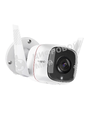 Видеокамера IP TP-Link Tapo C310 белый 3Mp indoor & outdoor IP camera, 30m Night Vision, IP66 dust & waterproof, Motion Detection and Notification, 2-way Audio, supports Micro SD card storage, easy setup with APP