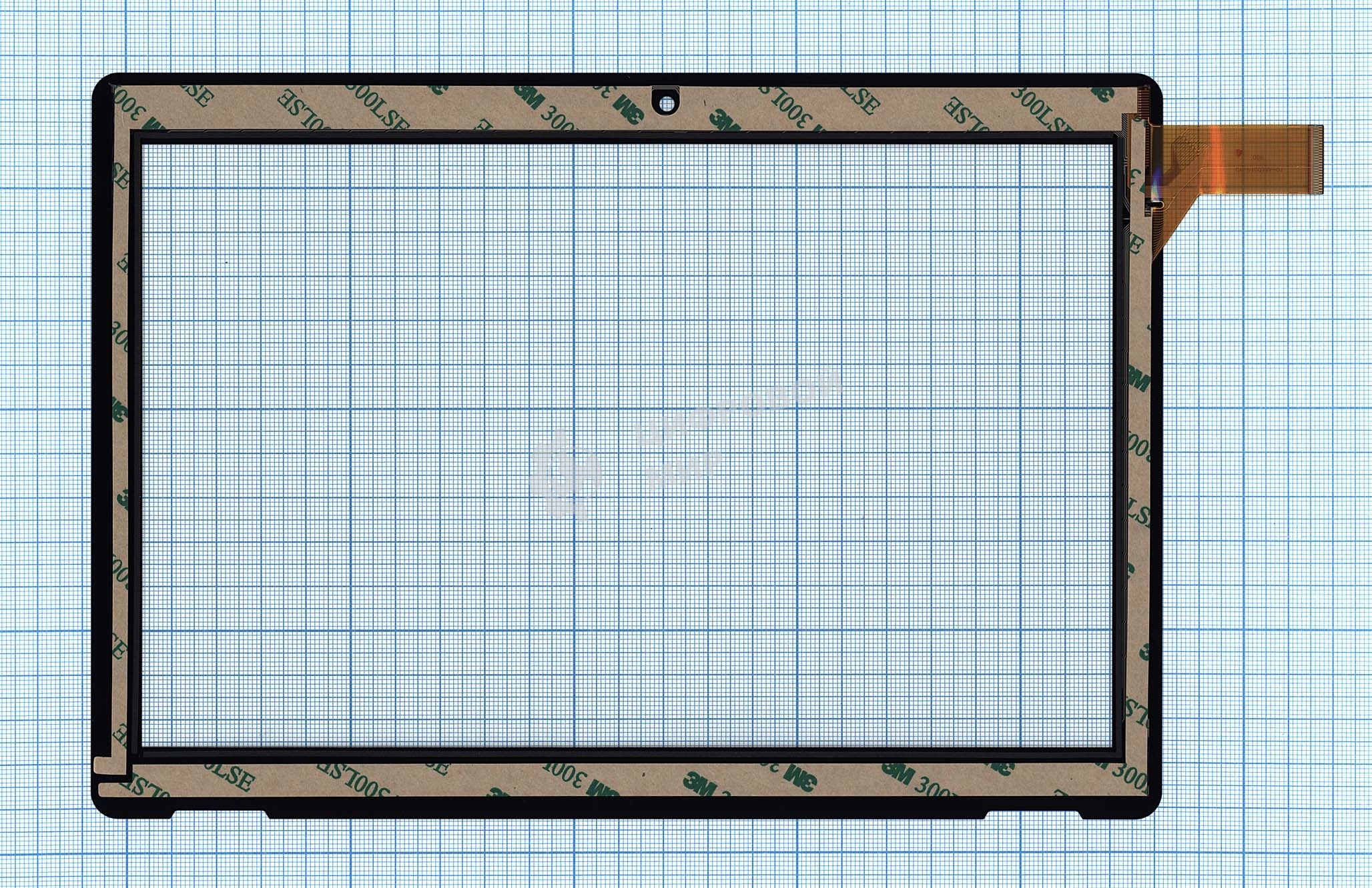 Сенсорное стекло (тачскрин) WJ2038-FPC-V1.0, черное