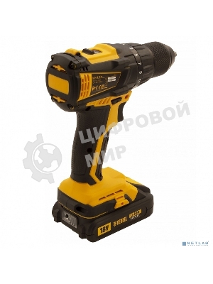 Дрель-шуруповерт Denzel BLDL-IB-18-02, 18 В, 2 Ач, 65 Нм, бесщеточный