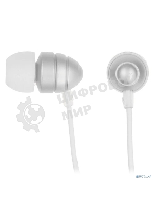 Наушники проводные Dialog EP-F55 серебристый, внутриканальные, Jack 3.5 мм