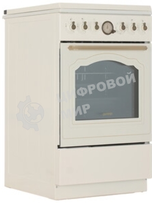 Плита газовая Gorenje GGI5BCLI бежевый, конфорок 4 газовых, духовка 67 л, 50 см x 85 см x 59.4 см