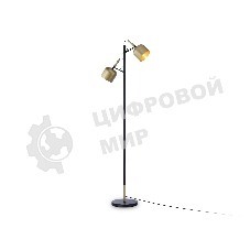 Светильник Ambrella light TR97125/2 GD/BK золото/черный E27*2 max 40W D130*223*1460
