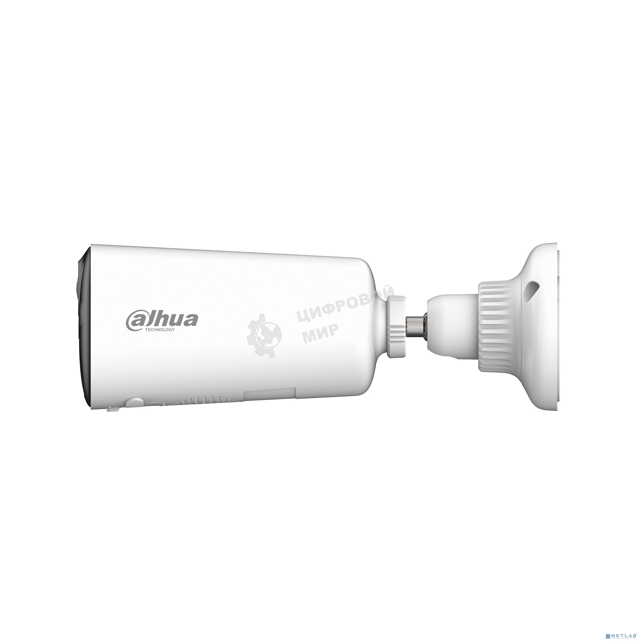 Уличная цилиндрическая IP-видеокамера DAHUA DH-IPC-BF4CP-0210B-Pearl с Wi-Fi 4Мп; 1/3” CMOS; 2.1мм; видеоаналитика ИК 15м, LED 20м; IP66; -20 °C до +60 °C; Литиевая батарея 20.44 Вт·ч