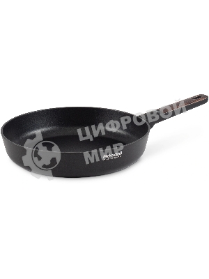 Сковорода Rondell Walnut RDA-1942 круглая 28 см, покрытие: антипригарное ручка несъемная (без крышки) черный