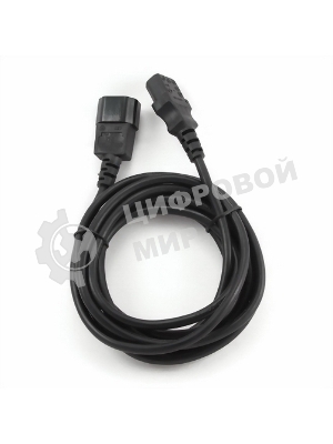 Кабель питания сист.блок-монитор Gembird 4.5-5.0м, черный, с зазем., пакет