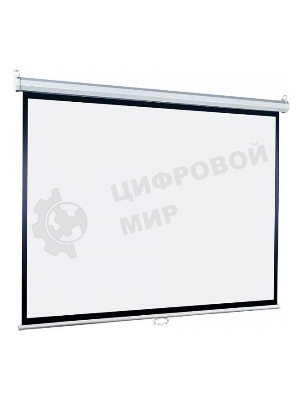 Настенный экран Lumien Eco Picture 128х171 см (рабочая область 122х165 см) Matte White восьмигранный корпус, возможность потолочн./настенного крепления, уровень в комплекте, 4:3 (треугольная упаковка)