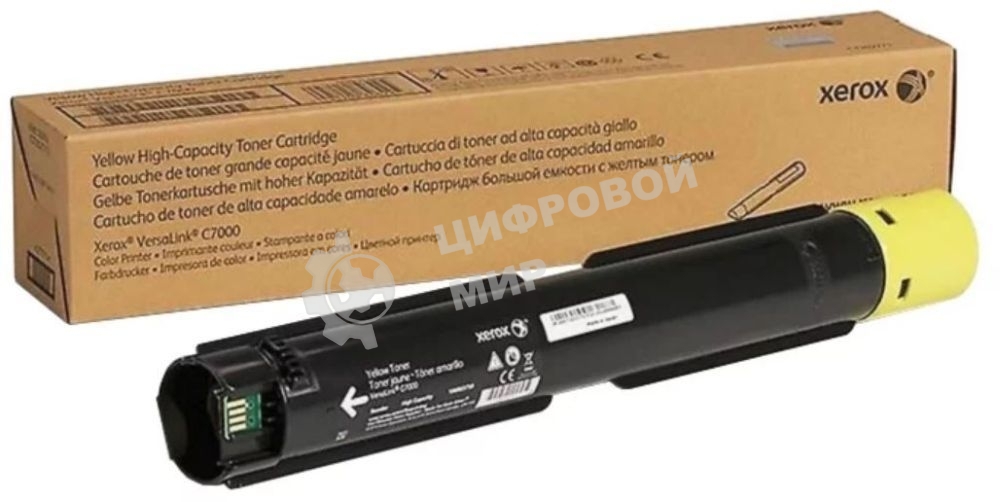 Картридж лазерный Xerox 106R03766 желтый для Xerox VersaLink C7000 (10100 стр)(Channels)