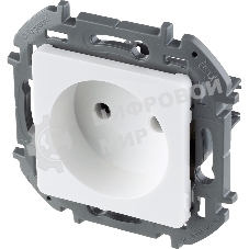 Розетка 2К 16А 250 В белый