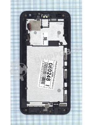 Дисплей для Asus ZenFone 2 Laser ZE550KL черный с рамкой