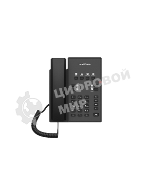 Телефон IP Fanvil H1 черный (H1 HOTEL PHONE) (упак.:1шт)