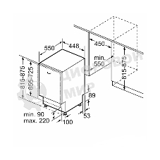 Посудомоечная машина встраив. Bosch SPV4HKX10E узкая