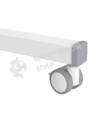 Стол для ноутбука Cactus VM-FDE101 столешница МДФ серый 80x60x123см (CS-FDE101WGY)