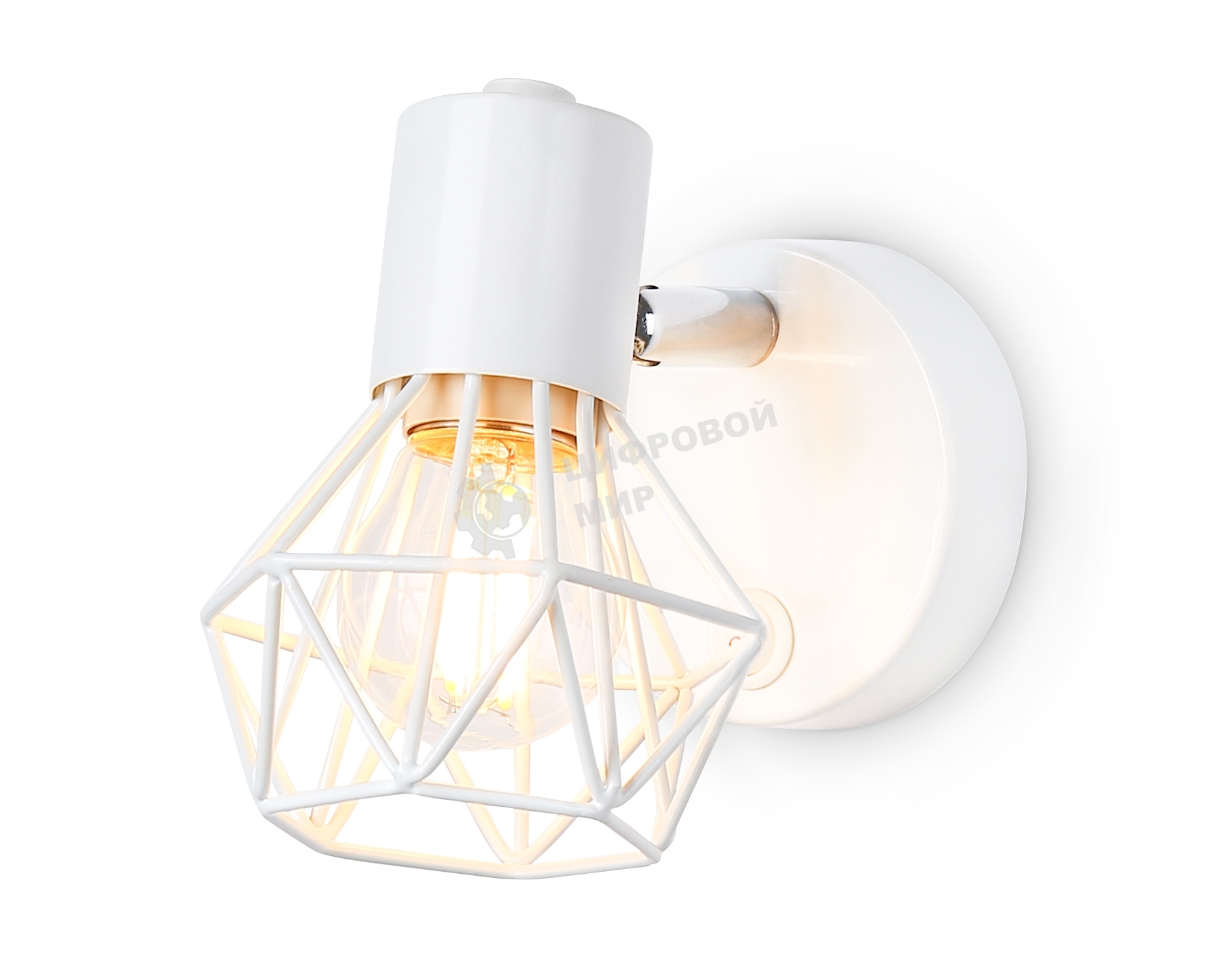Светильник Ambrella light TR8626 WH/CH белый/хром E27 max 40W 115*91*150