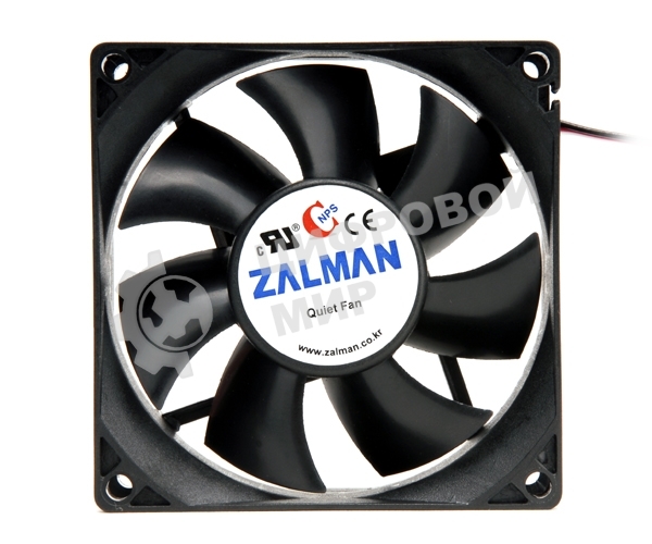 Вентилятор для корпуса Zalman ZM-F1 PLUS (SF) черный, 80 мм, 2000 об/мин, 23 дБ, 3 pin