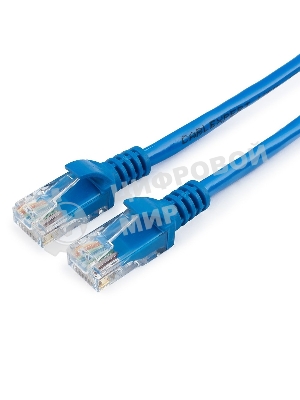 Патч-корд UTP Cablexpert cat.5e, 1м, литой, многожильный, синий