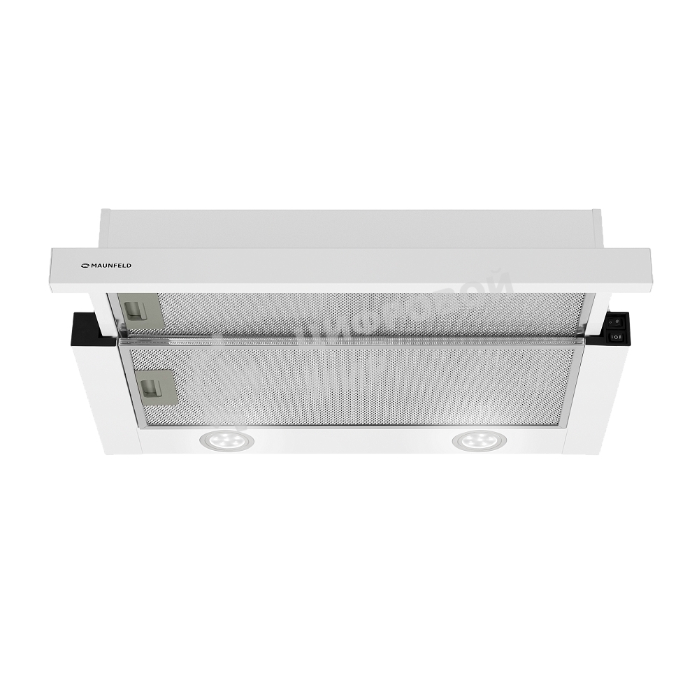 Вытяжка встраиваемая Maunfeld VS Light 50 белый, 50 см, 520 куб. м/ч, 56 дБ