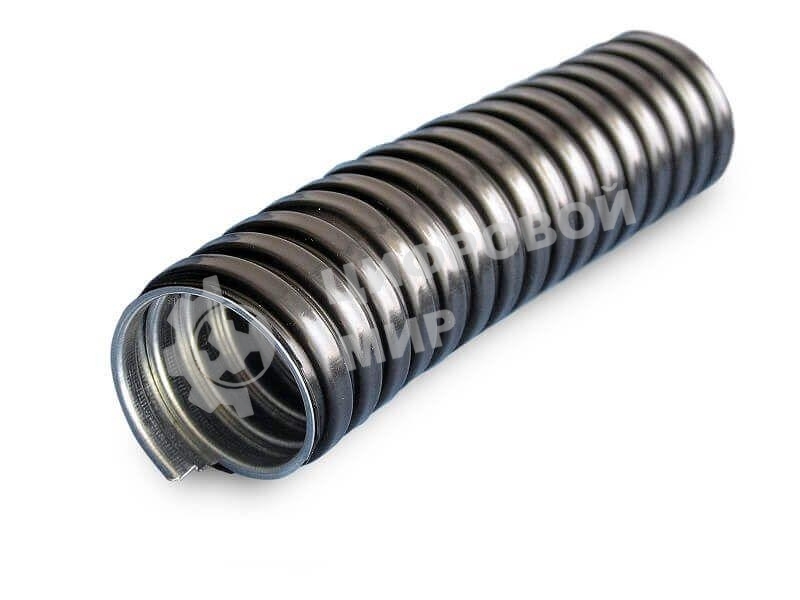 Металлорукав в ПВХ изоляции Р3-ЦПнг 25 d25мм без протяжки черный (уп.50м) ЗЭТА zeta44206