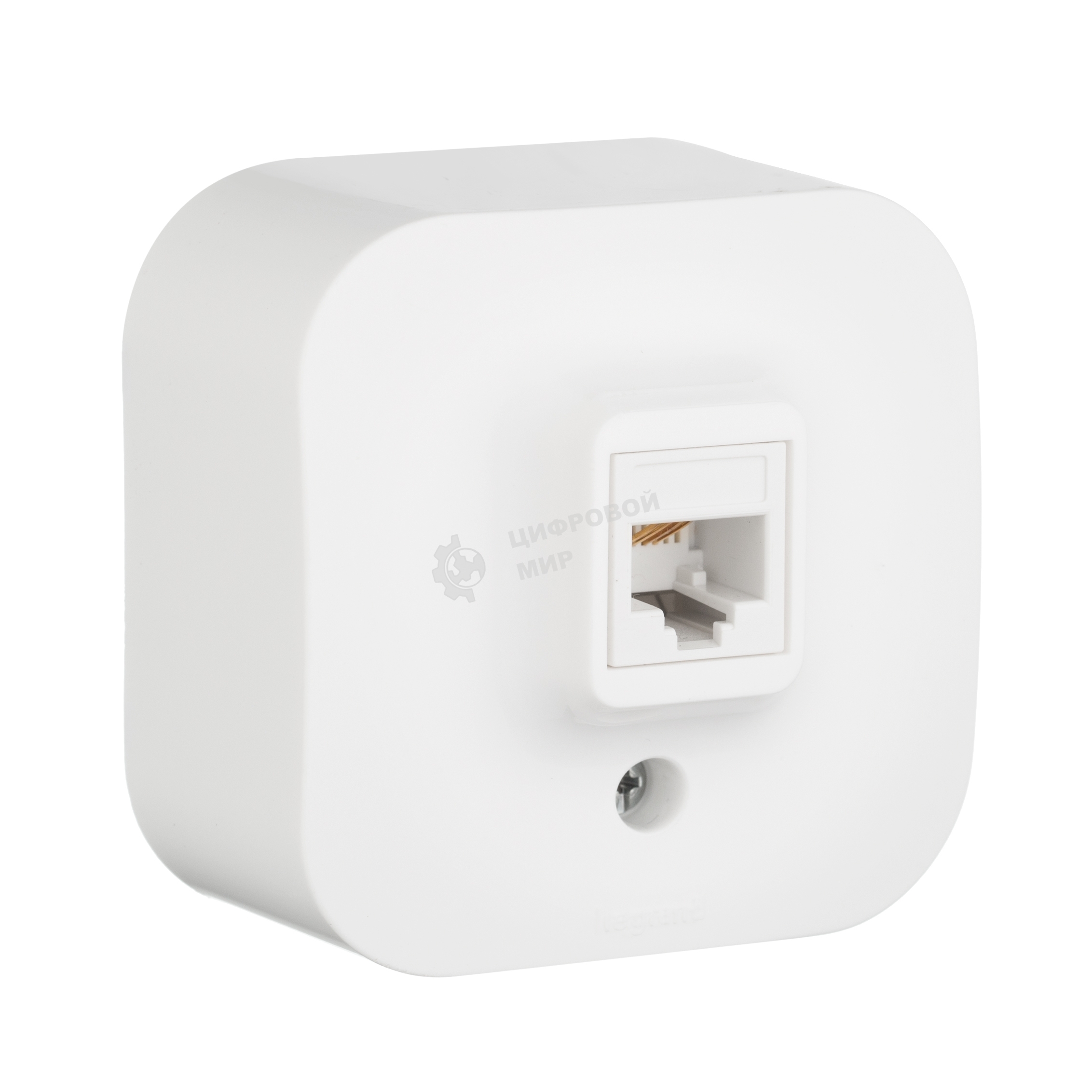 Розетка Legrand 782214 Quteo RJ11 (Белая)