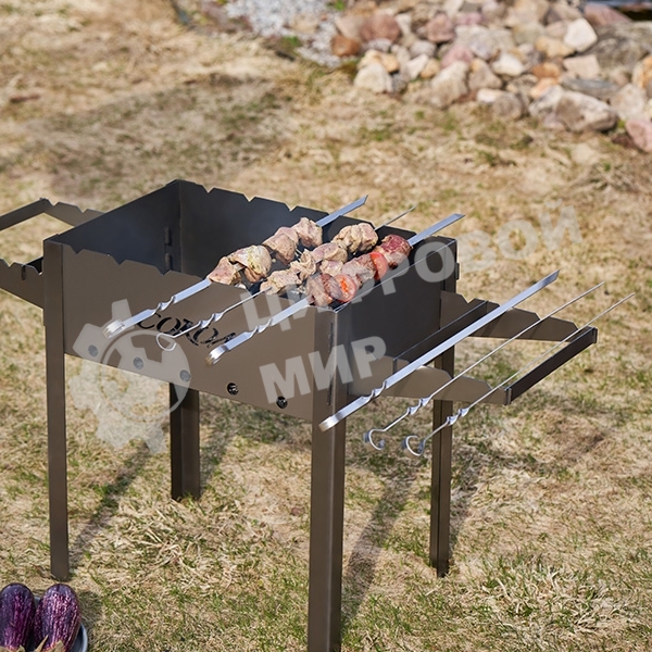 Набор из 6 шампуров Сокол в колчане (фирменный чехол)