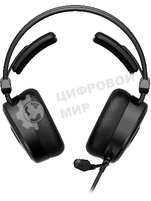 Гарнитура Bloody MC750 чёрный, проводная, USB, подсветка
