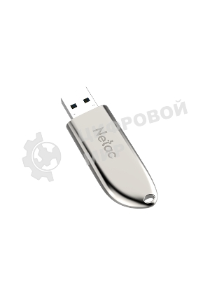 Флешка USB Netac U352 128Gb <NT03U352N-128G-20PN>, USB 2.0, с колпачком, металлическая