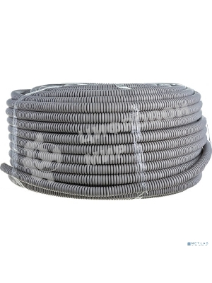 Труба гофрированная ПВХ ЭРА (серый) d 20 мм с зонд. легкая 100 м (15)