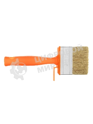 Кисть-ракля Sparta 30х70 мм, натуральная щетина, пластмассовый корпус, пластмассовая рукоятка