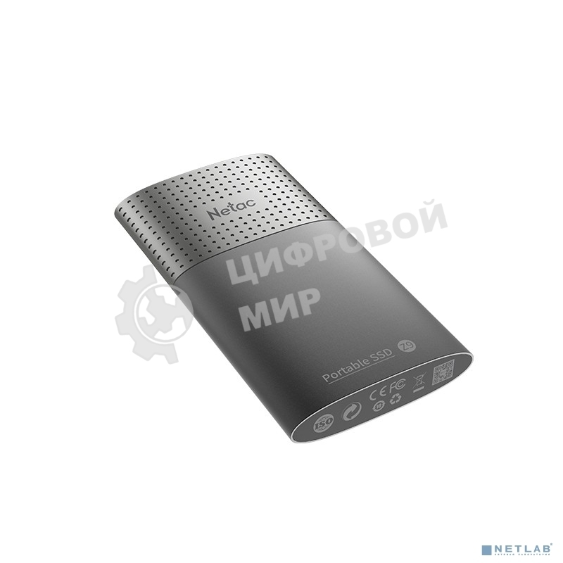 Внешний SSD Netac Z9, 1TB, USB 3.2 Gen 2 Type-C, R/W 550/480, черный