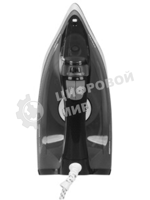 Утюг Centek CT-2307 черный/белый, 2800 Вт, 60 г/мин, 190 г/мин, 300 мл