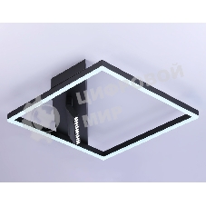 Светильник Ambrella light FL51464/1+1 BK черный 70W 3000K-6400K+4200K 500*500*110 (ПДУ РАДИО 2.4G)