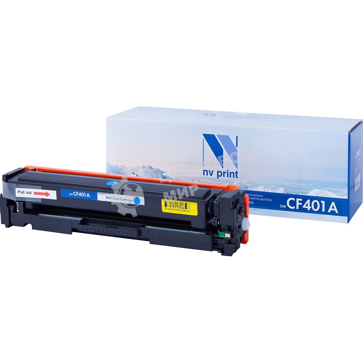 Картридж лазерный NVPrint совместимый HP Laser Jet Pro M252, MFP M277 CF401A Cyan (1400k)