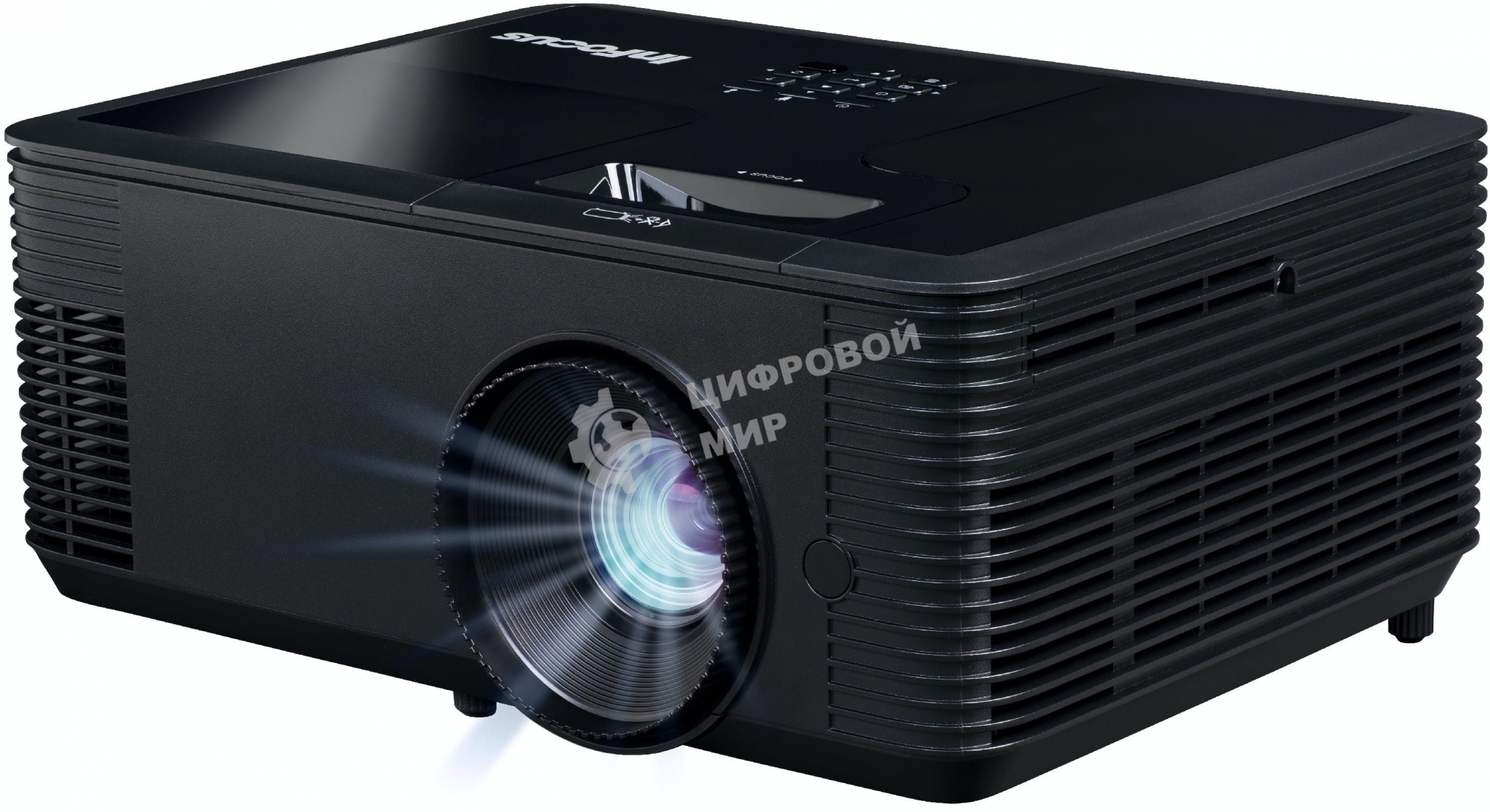 Проектор INFOCUS IN136 DLP, 4000 ANSI Lm, WXGA (1280x800), 28500:1, 1.54-1.72:1, 3.5мм in, Composite video, VGAin, HDMI 1.4aх3 (поддержка 3D), USB-A (для SimpleShare и др.), лампа 15000ч.(ECO mode), 3.5мм out, Monitor out (VGA), RS232, 21дБ, 4,5 кг
