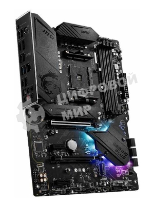 Материнская плата MSI MPG B550 GAMING PLUS, AM4, AMD B550, 4xDDR4, 6xSATA, 2xM.2, 1xPCI-E 4.0 x16, 1xPCI-E 3.0 x4, 2xPCI-E x1, 1xHDMI, 1xDP, 1x 1Gb LAN, 4xUSB-A 2.0, 2xUSB-A 3.2 Gen 1, 1xUSB-A 3.2 Gen 2, 1xUSB-C 3.2 Gen 2, 5x3.5 мм, 7.1, ATX