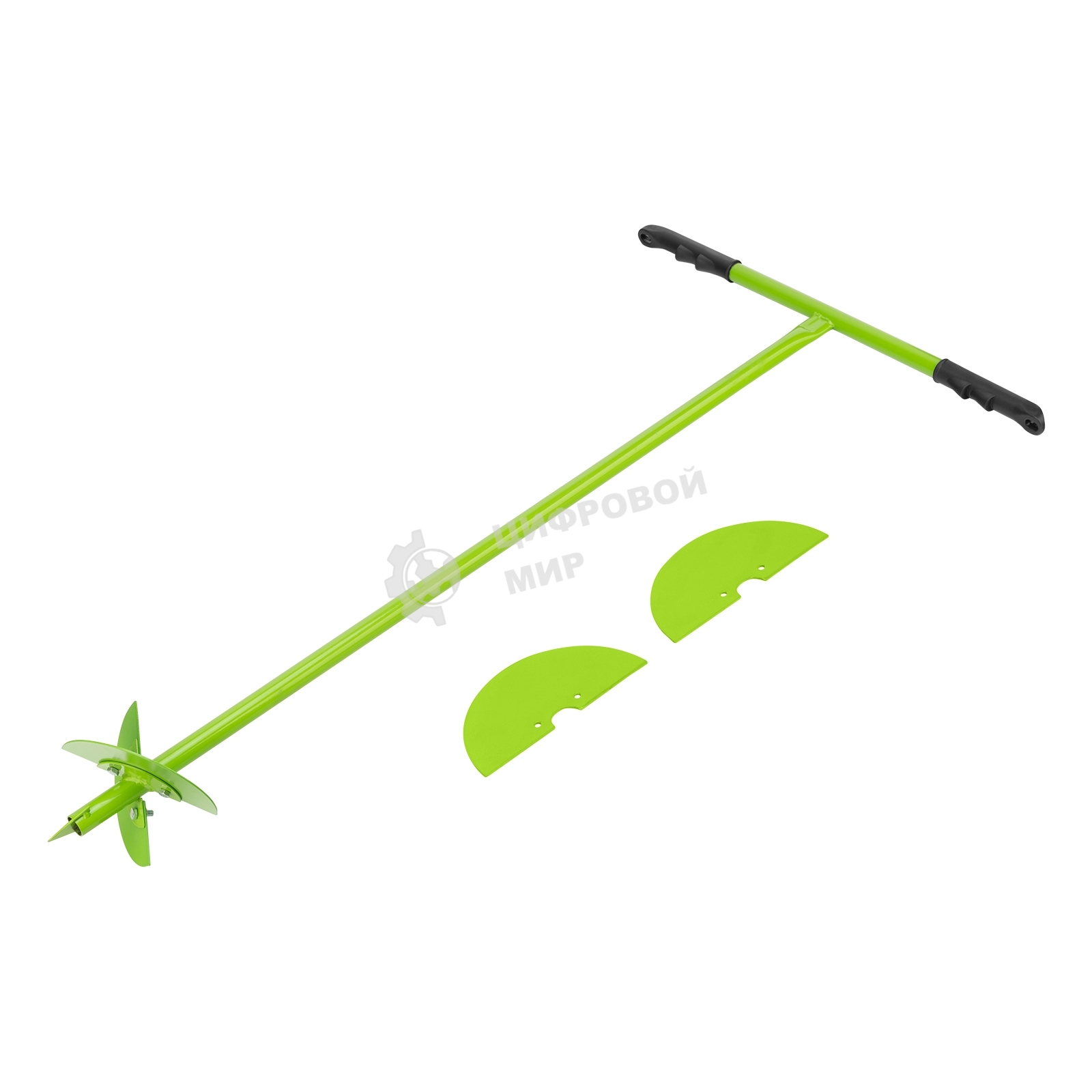 Бур лопастной со сменными ножами Сибртех, 1000 мм, диаметр 150 мм, 200 мм