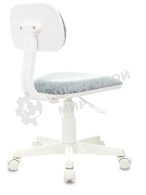 Кресло детское Бюрократ CH-W201NX Light-28 серо-голубой, крестов. пластик, пластик белый