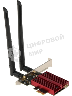 Сетевой адаптер Wi-Fi + Bluetooth Cudy WE3000S АХ5400 PCI Express (ант.внеш.съем) 2ант.