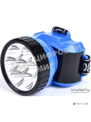 Аккумуляторный светодиодный налобный фонарь Smartbuy SBF-24-B 7 LED синий