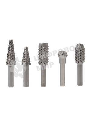 Набор борфрез (шарошек) по дереву Kranz 5 шт