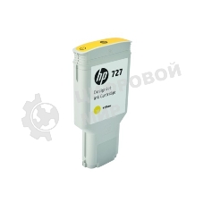 Картридж струйный HP 727 с желтыми чернилами для принтеров Designjet, 300 мл