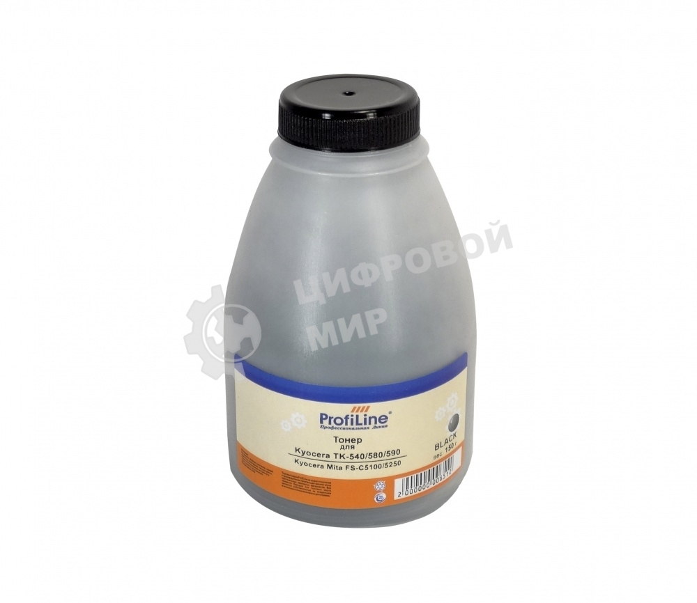 Тонер ProfiLine TK-540/580/590 черный для принтеров Kyocera Mita FS-C5100/5250 150 гр Фасовка РФ
