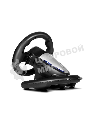 Руль SVEN GC-W500 (педали, вибро, скоба, лепестки, D-pad, 10 кл, резин. вставки, PC/Xinput)