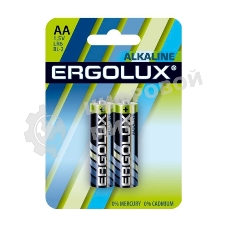 Элемент питания алкалиновый Ergolux LR6 BL-2 LR6 BL-2 1.5В Alkaline (блист.2шт)