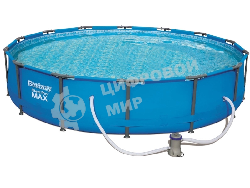 Бассейн каркасный Steel Pro Max с ф-насосом 427х84см, 10220 л, 56595 Bestway