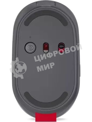 Мышь беспроводная Lenovo Go серый, 2400 dpi, радиоканал, USB-C, кнопки - 3