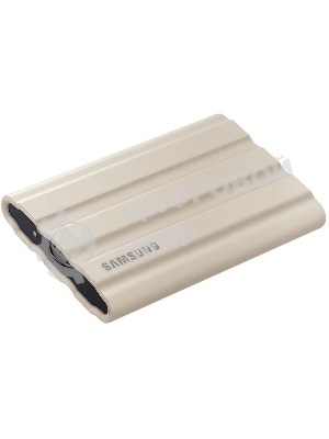 Внешний SSD Samsung T7 Shield, 1TB, USB 3.2 Gen 2 Type-C, R/W 1050/1000, бежевый