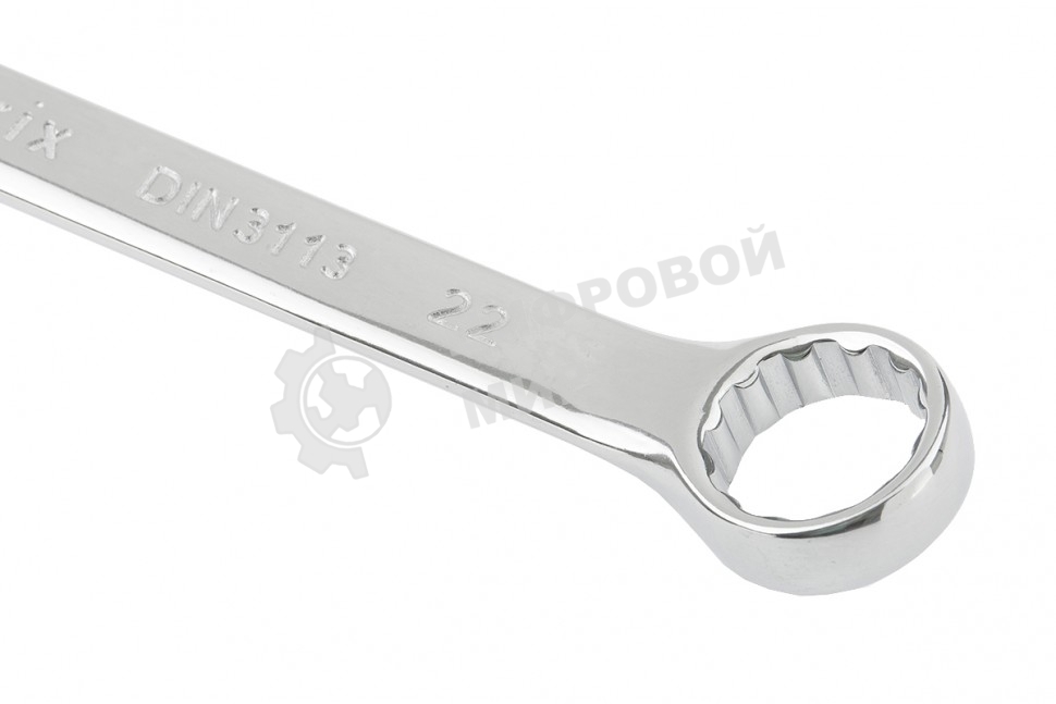 Ключ комбинированный Matrix, 22 мм, CrV, полированный хром