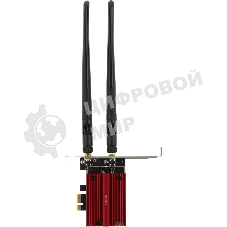 Сетевой адаптер Wi-Fi + Bluetooth Cudy WE3000S АХ5400 PCI Express (ант.внеш.съем) 2ант.