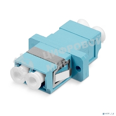 Проходной адаптер оптический Cabeus, LC (MM), Duplex, om3