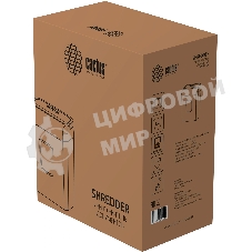 Шредер Cactus CS-SH-C4 белый (секр.P-4) фрагменты 8лист. 13лтр. скрепки скобы пл.карты