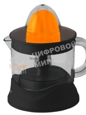 Соковыжималка Scarlett SC-JE50C09 черный/оранжевый, цитрусовая, 25 Вт, 700 мл, механическое
